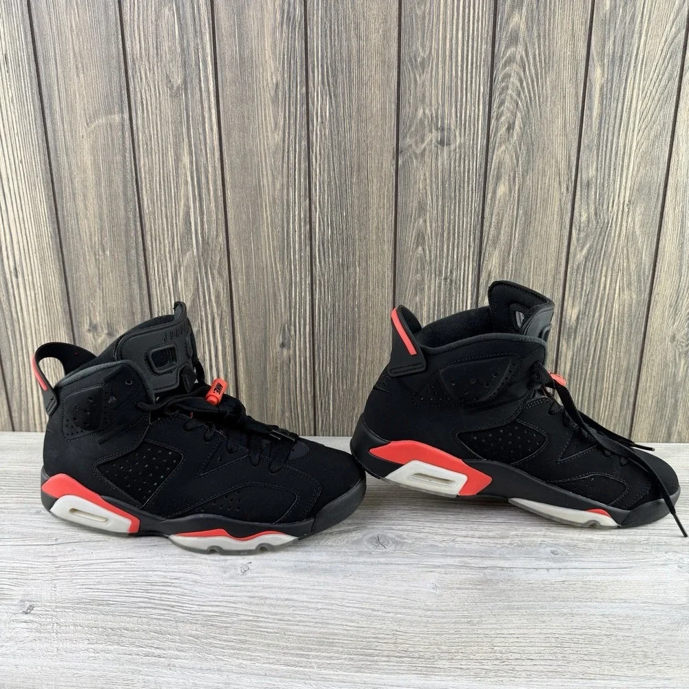Nike Air Jordan 6 Retro Black Infrared 2019 384664-060 Men's Size 7.5 OG Box